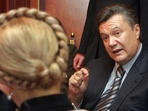 СМИ: Тимошенко и Янукович договариваются о разделе власти после выборов