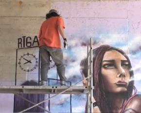 Міжнародний фестиваль графіті пройшов в Ризі