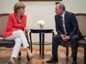 Путин и Меркель договариваются: признание Крыма российским в обмен на мир?