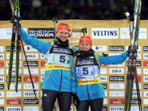 Украинские биатлонисты триумфально победили на Рождественской гонке в Германии