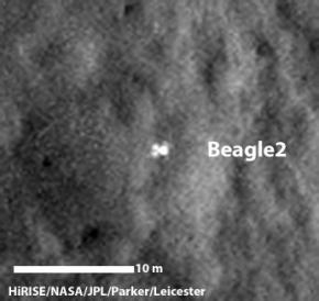 Американці знайшли на Марсі втрачений 11 років тому зонд Beagle-2