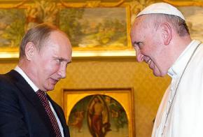 Путин направляется в Ватикан