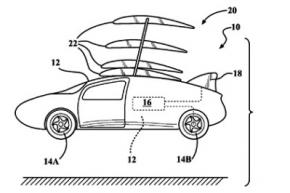 Toyota запатентовала крылья для летающего автомобиля