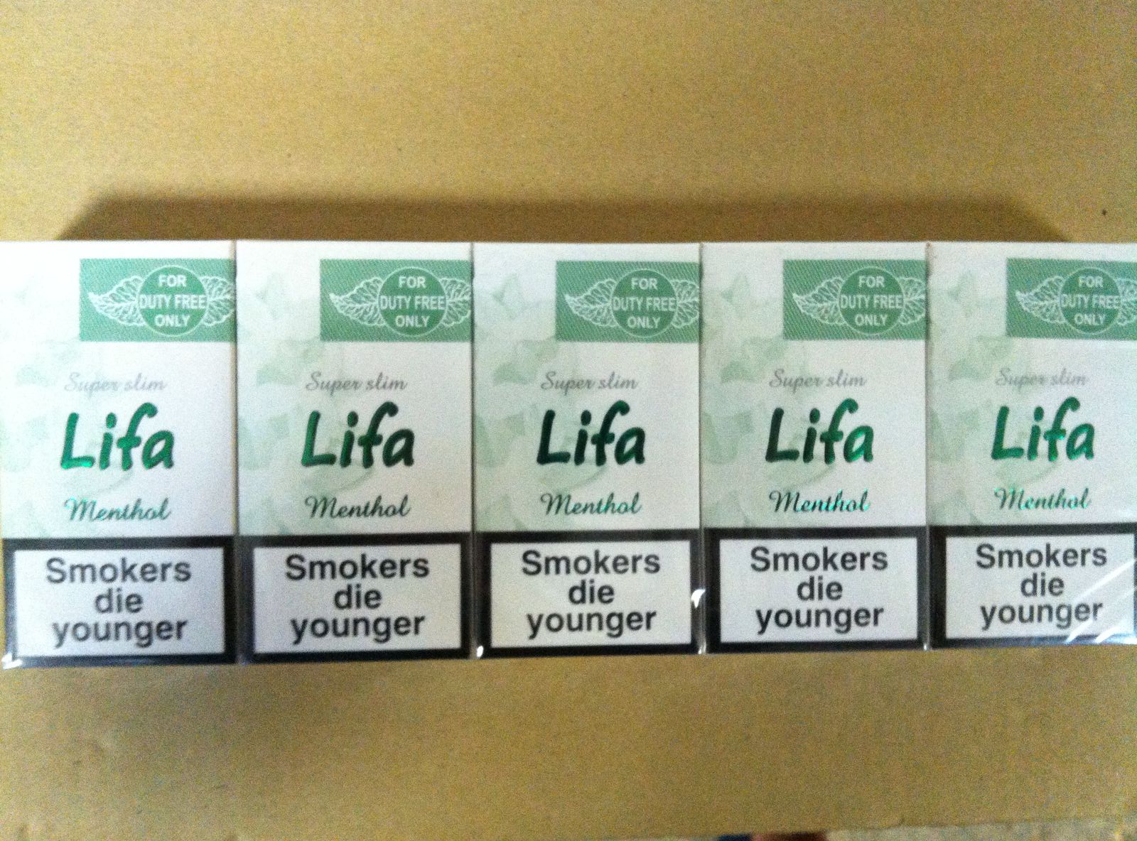 Сигареты ментоловые Lifa